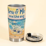 You & Me & The Dogs - Personalized Tumbler Cup