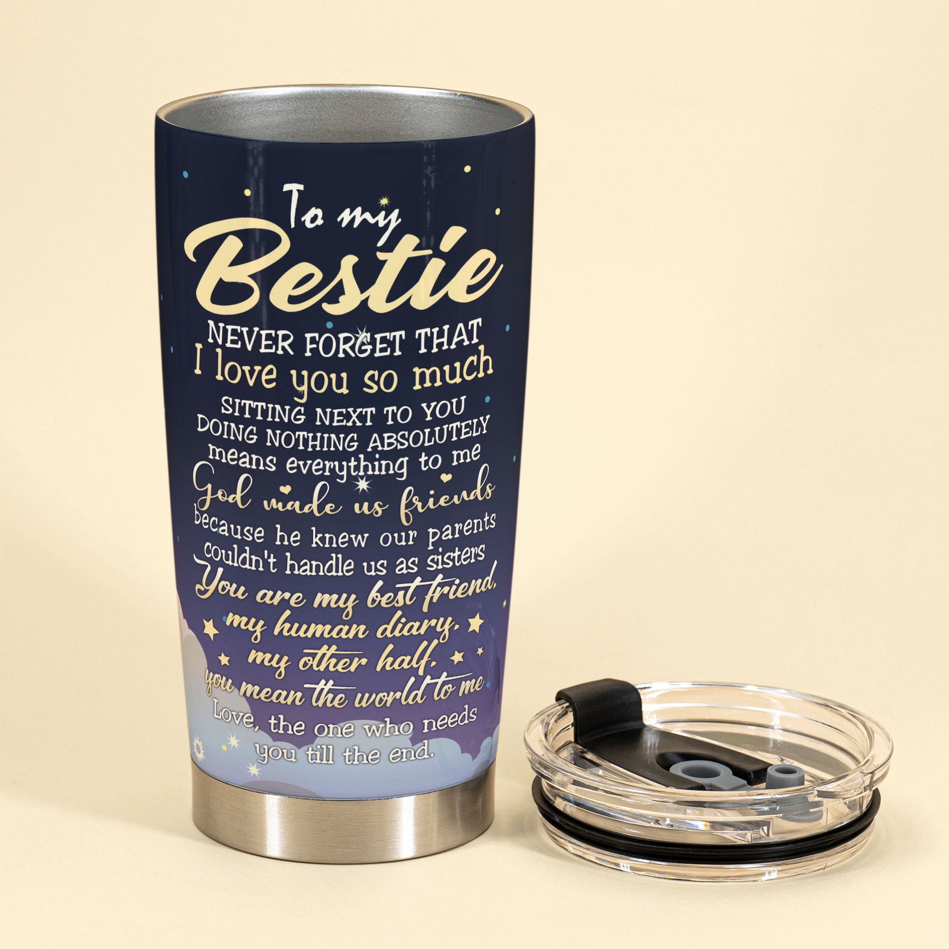 You Are My Person You Mean The World To Me, Friend Custom Tumbler, Gift For Friends, Best Friends, Besties, Girls-Macorner