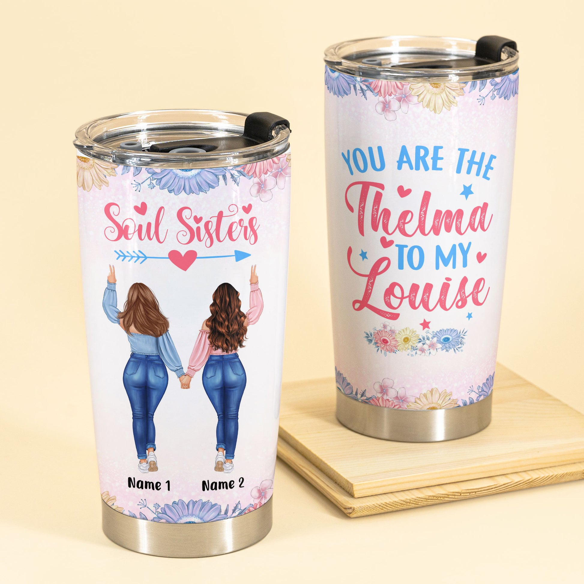 Thelma and Louise Beer Mug Set