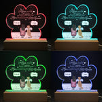 You Were My Favorite Hello And Hardest Goodbye - Personalized LED Light