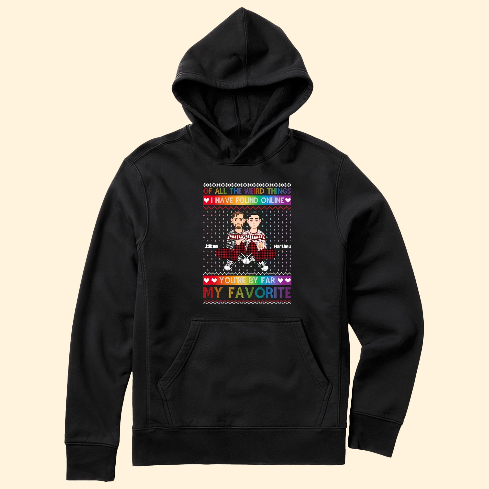 You're By Far My Favorite I Found Online  - Personalized Photo Shirt