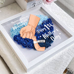 You're Doing A Great Job Mommy - Personalized Flower Shadow Box