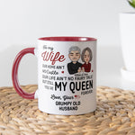You're My Queen Forever - Personalized Accent Mug