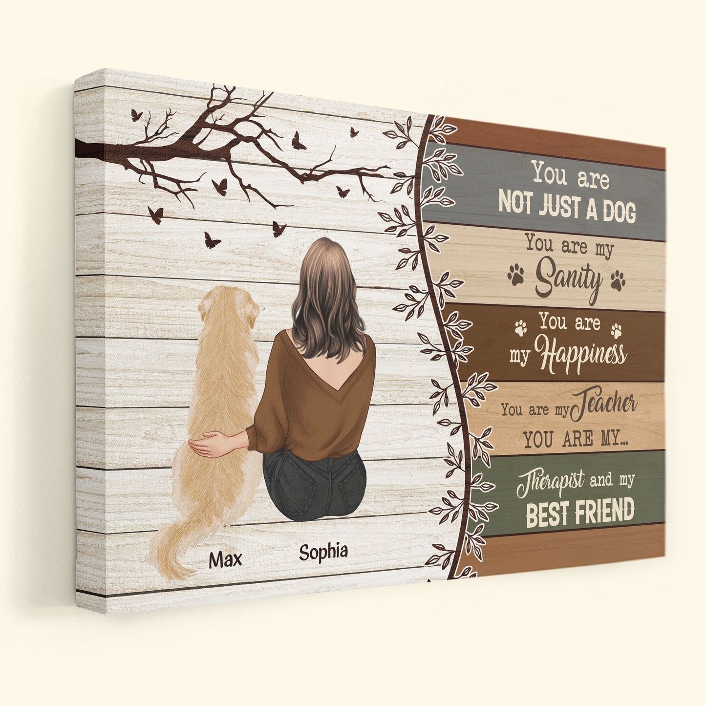 You're Not Just A Dog - Personalized Poster/Wrapped Canvas