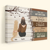 You're Not Just A Dog - Personalized Poster/Wrapped Canvas