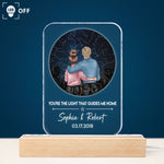 You're The Light That Guides Me Home - Personalized LED Light