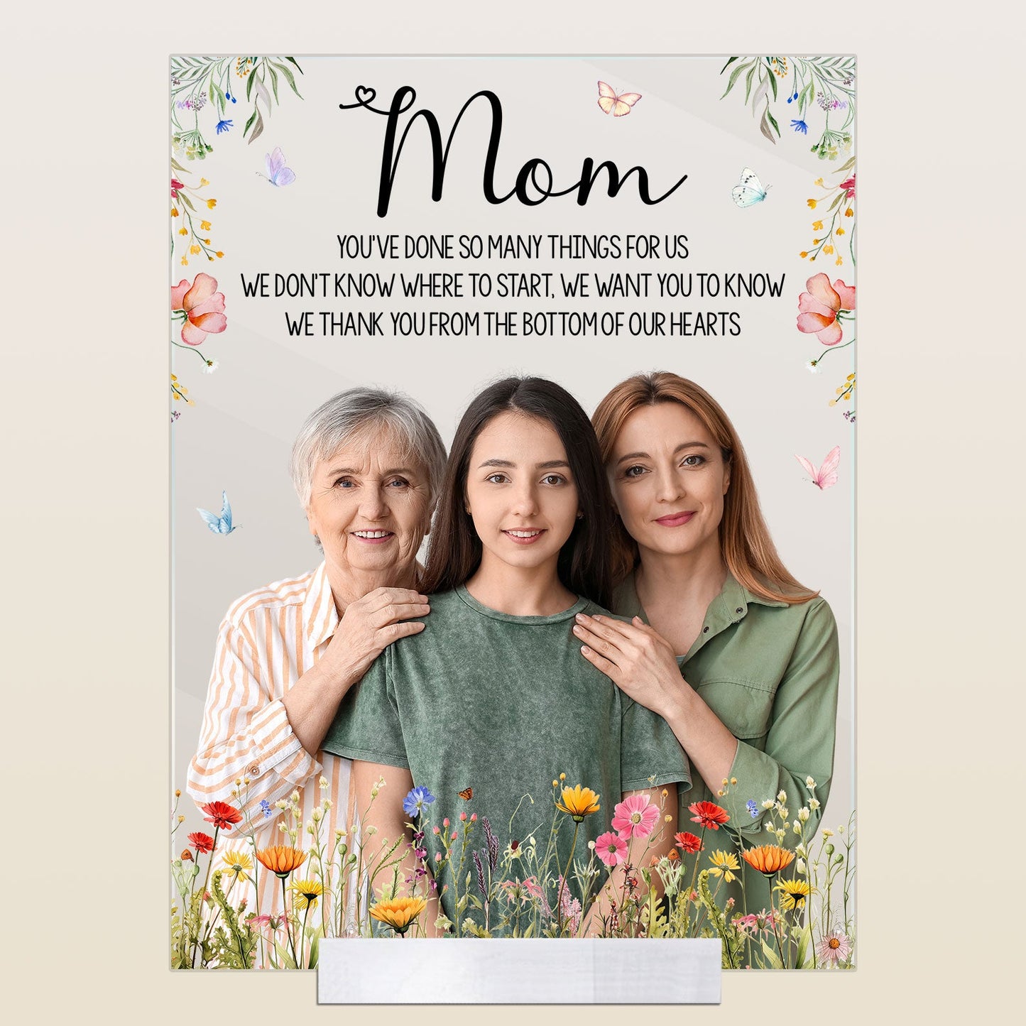 You've Done So Many Things For Me - Personalized Acrylic Photo Plaque