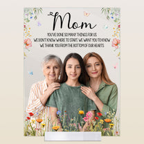 You've Done So Many Things For Me - Personalized Acrylic Photo Plaque