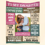 You'll Always Be My Baby Girl - Personalized Photo Blanket