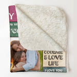 You'll Always Be My Baby Girl - Personalized Photo Blanket