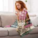 You'll Always Be My Baby Girl - Personalized Photo Blanket