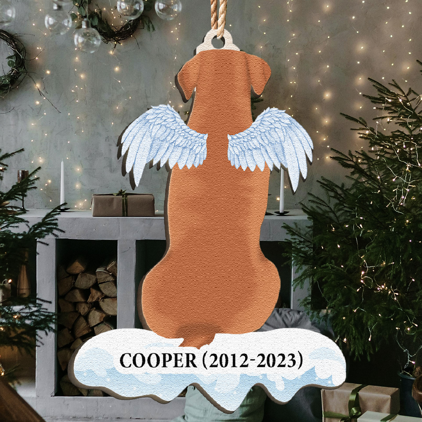 You're In My Heart - Personalized Wooden Ornament