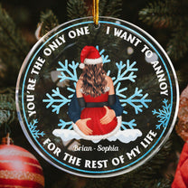 You're The Only One - Personalized Circle Acrylic Ornament