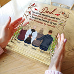 Your Love Is Still Our Guide - Personalized Acrylic Plaque - Memorial, Father's Day Gift For Family Members