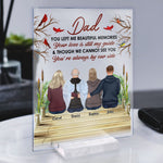 Your Love Is Still Our Guide - Personalized Acrylic Plaque - Memorial, Father's Day Gift For Family Members