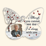 Your Wings Were Ready But My Heart Was Not - Personalized Acrylic Photo Keychain