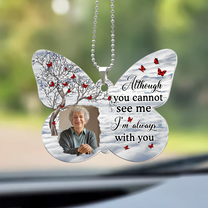 Your Wings Were Ready But My Heart Was Not - Personalized Car Photo Ornament