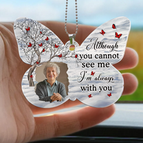 Your Wings Were Ready But My Heart Was Not - Personalized Car Photo Ornament