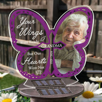 Your Wings Were Ready - Personalized Photo Solar Light