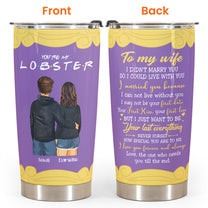You're My Lobster - Personalized Tumbler Cup - Gift For Couple - Hoodie Couple