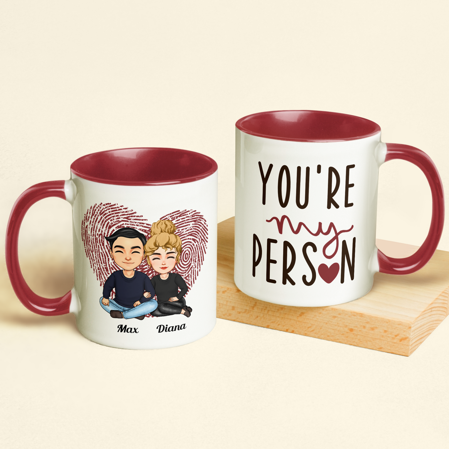 You're My Person - Personalized Accent Mug