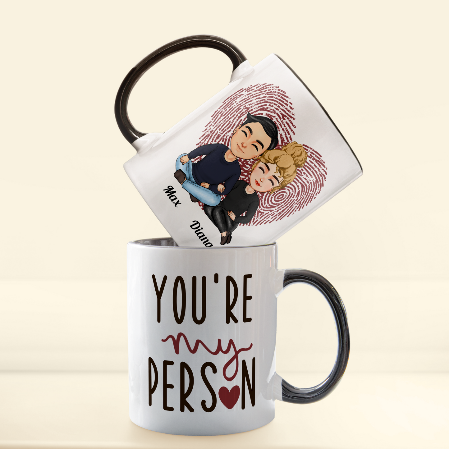 You're My Person - Personalized Accent Mug