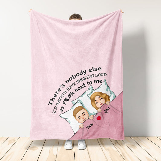 You're The Only One - Personalized Husband Blanket