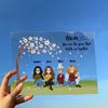 You&#39;re The Piece That Holds Us Together Ver 2 - Personalized Acrylic Plaque