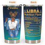 Zodiac Nutrition Facts Ver 1 - Personalized Tumbler Cup - Birthday Gift For Astrology Lovers, Gift For Daughter, Sister, Besties