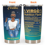 Zodiac Nutrition Facts Ver8 - Personalized Tumbler Cup - Birthday Gift For Astrology Lovers, Gift For Daughter, Sister, Besties