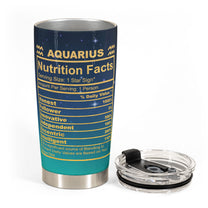 Zodiac Nutrition Facts Ver9 - Personalized Tumbler Cup - Birthday Gift For Astrology Lovers, Gift For Daughter, Sister, Besties