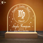 Zodiac Star Map By Date - Personalized LED Light