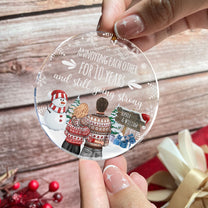 Annoying Each Other For Years - Personalized Circle Acrylic Ornament