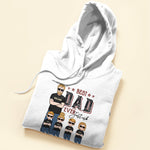 Best Dad Ever Just Ask - Personalized Shirt - Father's Day Gift For Dad, Papa, Father - Family Standing