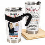 I'll Be There For You - Personalized Tumbler Cup - Friends Hoodie Standing