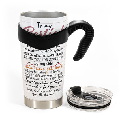 I'll Be There For You - Personalized Tumbler Cup - Friends Hoodie Standing