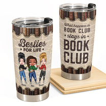 Book Club Besties - Personalized Tumbler Cup - Birthday Gift For Book Lovers, Besties, BFF