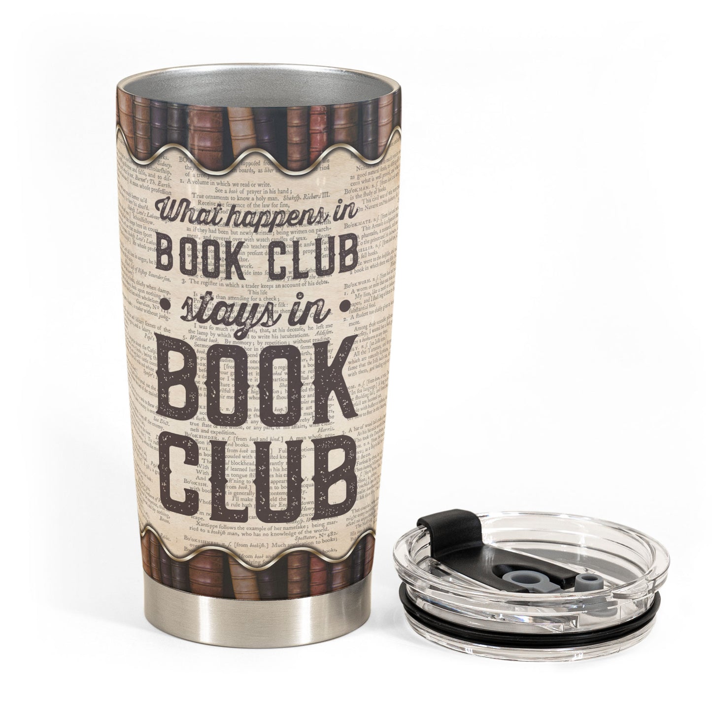 Book Club Besties - Personalized Tumbler Cup - Birthday Gift For Book Lovers, Besties, BFF