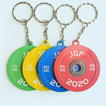 [Only available in the U.S] Bumper Plate - Personalized Aluminum Keychain
