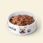 Cute Pet Faces - Personalized Photo Pet Bowl