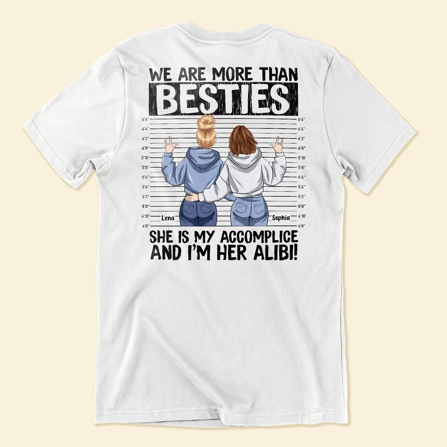 Cool Besties Accomplice Alibi - Personalized Shirt