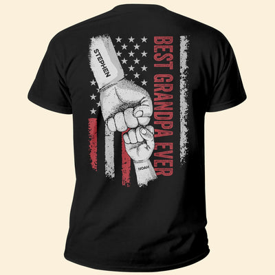 Best Grandpa Ever - Personalized Shirt Father's Day