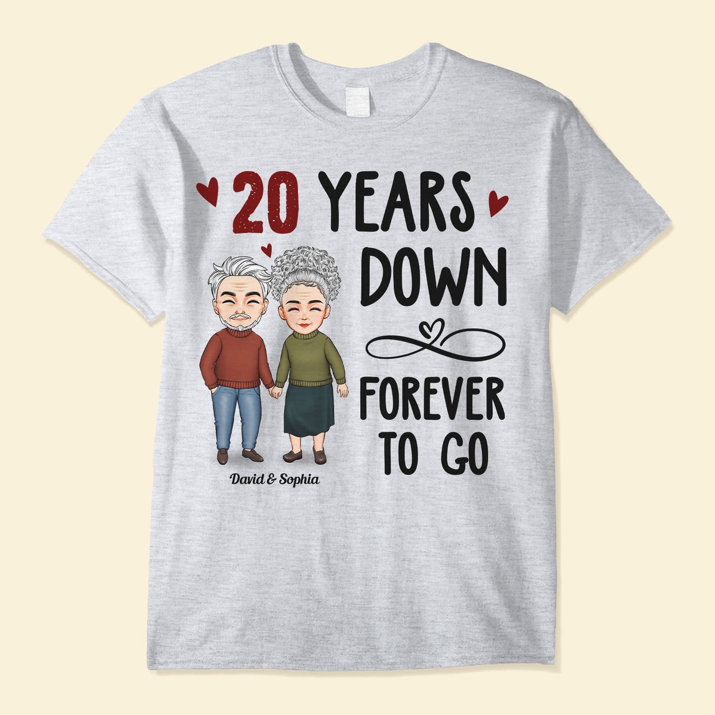 Years Down Forever To Go - Personalized Shirt