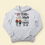 Years Down Forever To Go - Personalized Shirt
