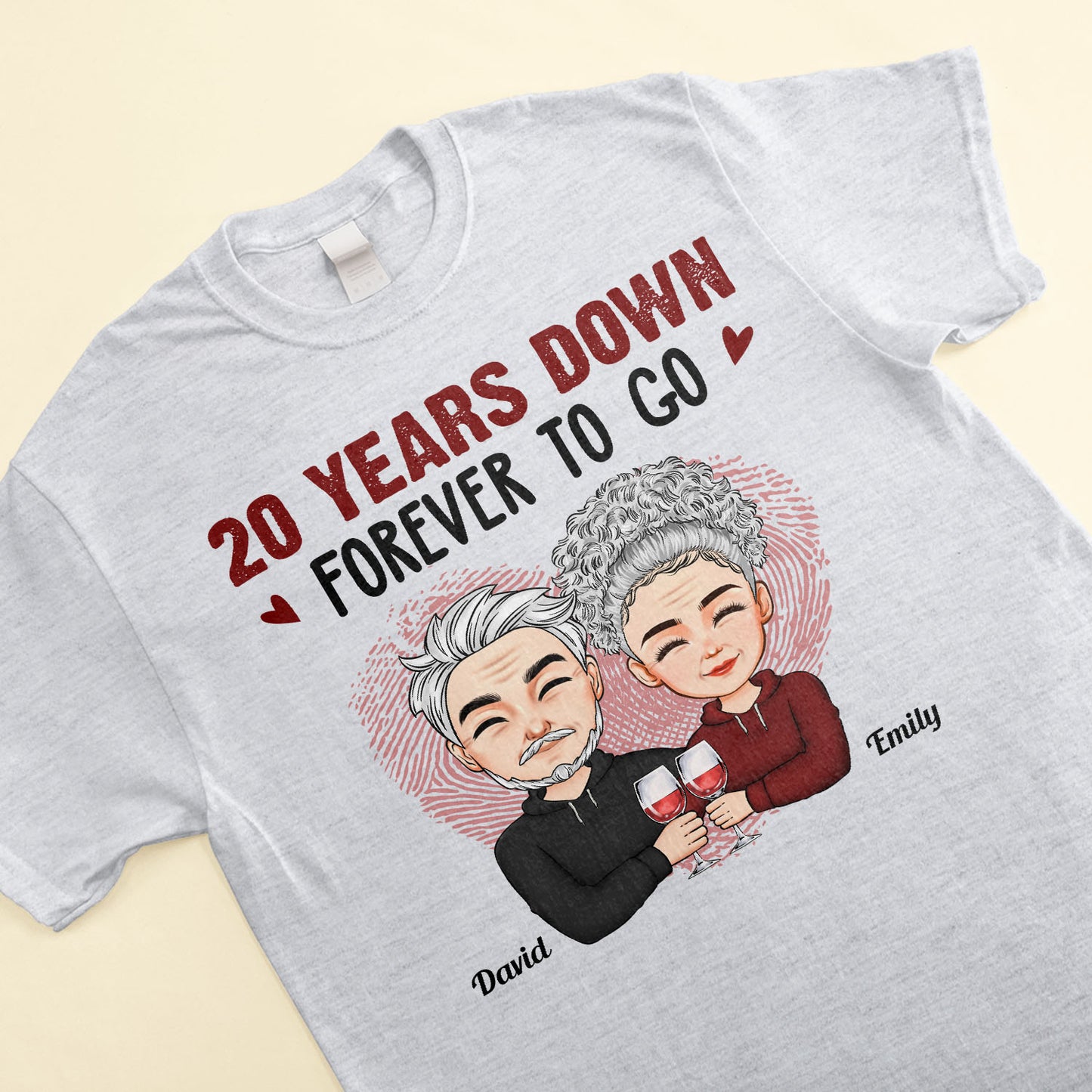 Years Down Forever To Go Ver 2  - Personalized Shirt