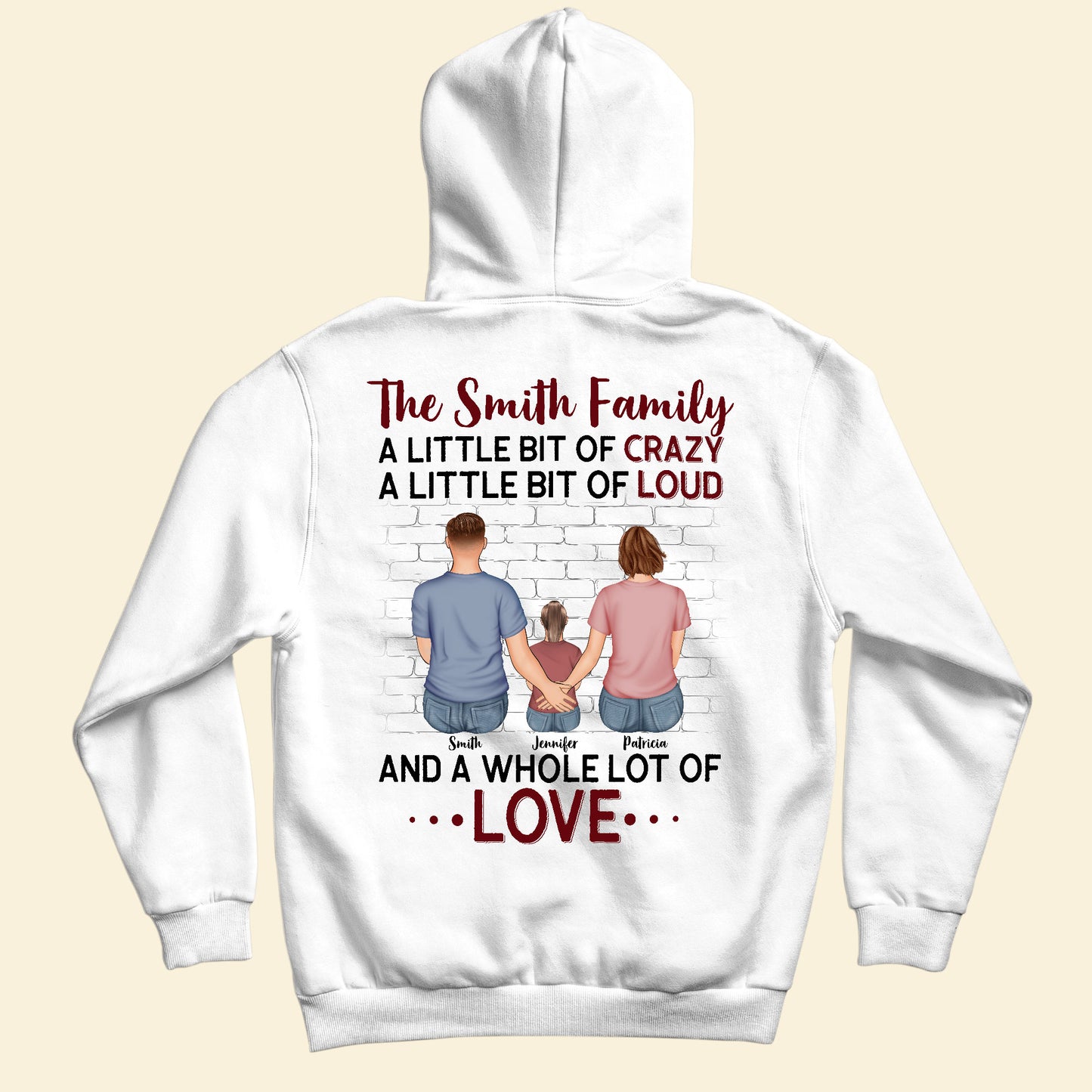 Family, A Little Bit Of Crazy - Personalized Shirt