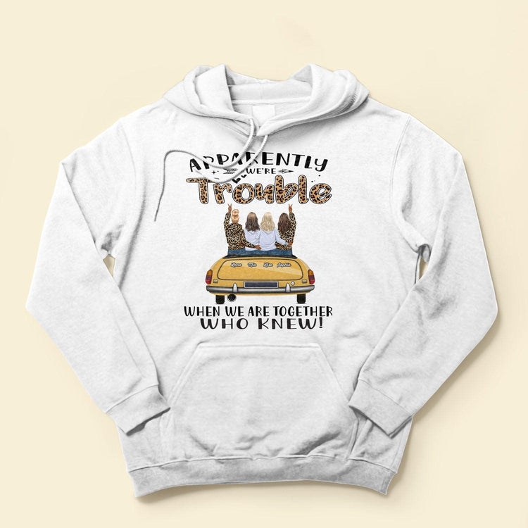 #girlstrip2022 - We're Trouble When We Are Together - Personalized Shirt - Gift For Girls, Road Trip Crew, Travel Buddies, Trippin', Campin' - Macorner