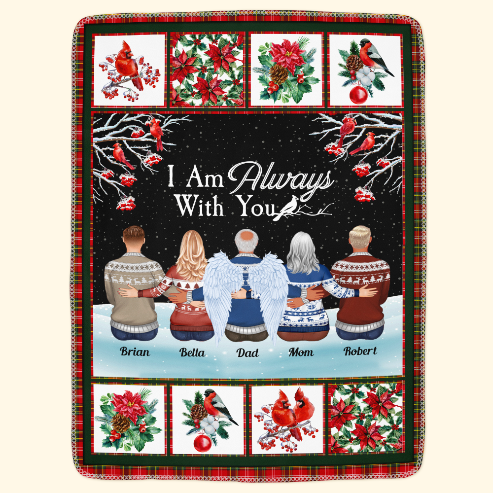 I Am Always With You - Personalized Blanket