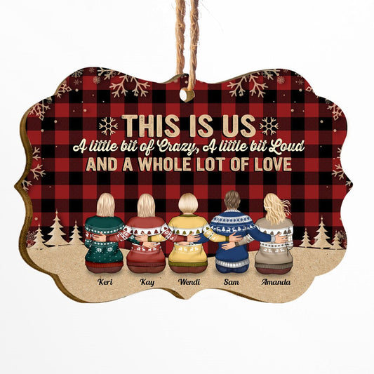 Life Is Better With Brothers & Sisters  - Personalized Wooden/Aluminum Ornament