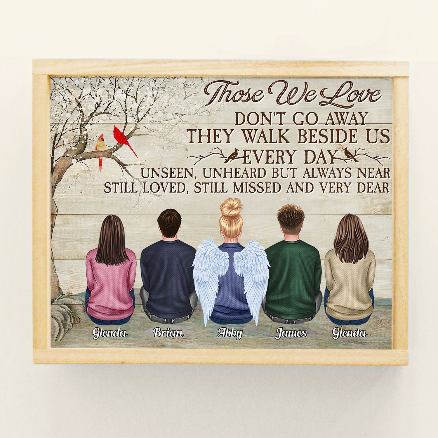 Still Loved Still Missed And Very Dear - Personalized Poster - Memorial Gift Memorial Poster For Family, Children, Spouse.